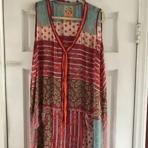 EUC Johnny Was Sleeveless Tunic/Dress